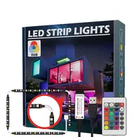 Tira de luces Led de retroiluminación para Tv, iluminación Rgb de colores Diy de 5V, 30Leds/M, para 49/49/55/58/60/65/70/75 pulgadas