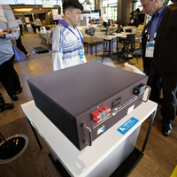 MVVTON 25.6/48V 가정용 태양광 에너지 저장 시스템 100Ah LiFePO4 배터리 5kW 파워 서버 10kW 랙 마운트 (-20-60 3000)