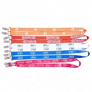 Promotional Custom Logo Printed Eco-Friendly <b>Polyester</b> <b>Lanyard</b> with Offset/Silk Screen Printing and Clip - Product Image 3