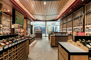 Muebles de exhibición Interior de la <span class=keywords><strong>tienda</strong></span> de vino comercial moderna, diseño personalizado, precio de fábrica al por mayor - Product Image 2