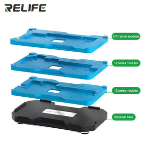 RELIFE RL-601T 22 en 1 pour <span class=keywords><strong>iPhone</strong></span> <span class=keywords><strong>X</strong></span> à 15 Pro Max Carte mère <span class=keywords><strong>de</strong></span> couche intermédiaire Plate-forme en étain 3D BGA Reballing Stencil <span class=keywords><strong>Kit</strong></span> - Product Image 2