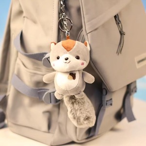 Lindo Peluche de Ardilla Pequeña, Muñeco de Peluche de Dibujos Animados, Juguete Infantil, Colgante para Mochila, Llavero - Product Image 4