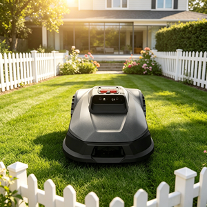 Nouveau modèle 2026 <span class=keywords><strong>Tondeuse</strong></span> robotisée autotractée sans bordure visuelle 4050, recharge automatique, coupe-herbe intelligent, largeur de coupe 180 mm - Product Image 2