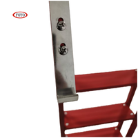 Échelle de ponton pliable en aluminium pour quai flottant, bouée d'accès, marches d'embarquement marine
