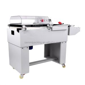 Semi-Automatic <b>Plastic</b> PE Film Heat <b>Shrink</b> Wrapping Machine for PET Water Bottles Packaging - Product Image 2