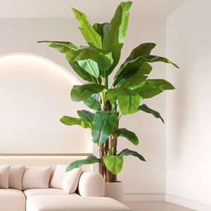 Grande bananeira artificial 8ft 9ft alta vegetação realista deixa árvores plantas decorativas para casa para a loja do hotel - Product Image 2
