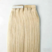Extensions de cheveux de luxe 100% naturels, injectées sans couture, avec bande plate en PU, cheveux Remy vierges européens, double tirage, double trame machine