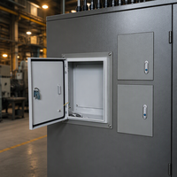 Boîtier de distribution électrique étanche IP65, armoire métallique thermolaquée, coffret de jonction extérieur
