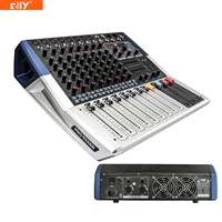 Amplificateur de puissance série KV 6/8/12/16 canaux 350W*2 canaux 16 DSP avec alimentation fantôme 48V, Bluetooth, fonction USB, égaliseur 2*7 bandes pour salles, bars, clubs, scènes