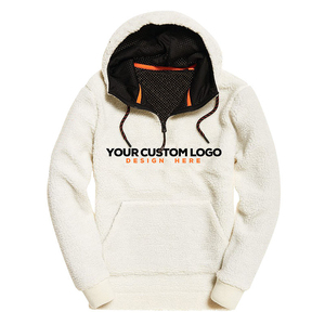 Sweat à capuche zippé personnalisé 100 % coton molletonné, coupe courte et ample, style streetwear vintage, poids lourd, avec logo personnalisé, pour homme - Product Image 1