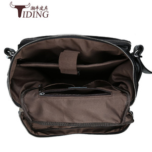 Sac à dos en cuir véritable Tiding, grande capacité, durable, pour voyages d'affaires, unisexe, 3035 - Product Image 5