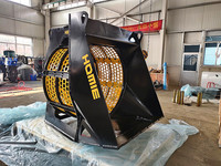 Broyeur de sol rotatif Yantai pour excavatrice, pour le tamisage du sable et de la pierre