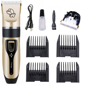 Tondeuse électrique C6 pour animaux de compagnie, kit de coupe-ongles et ciseaux pour chats et chiens, rasoir pour animaux - Product Image 6