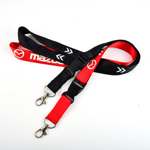 Vente en gros de nouveaux cordons en polyester avec logo personnalisé: sangles de cou réglables pour cadeaux promotionnels et porte-clés - Product Image 2