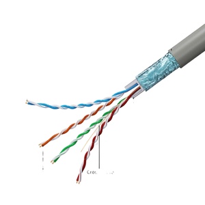 Nhà sản xuất của 300M FTP CAT5E trong nhà PVC che chắn LAN Cáp CCA đồng nguyên chất đồng đầy đủ Cat5 cáp thông tin liên lạc - Product Image 1