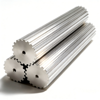 Piezas de Barra de Transmisión de Potencia de Aluminio/Acero Inoxidable Tipo Diente T2.5 T5 T10 Personalizadas en Existencia