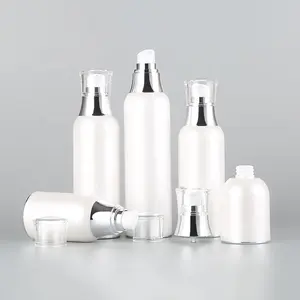 Hot Sale Pearl Cosmetic High Quality Airless Bottle With Airless Cream Jar