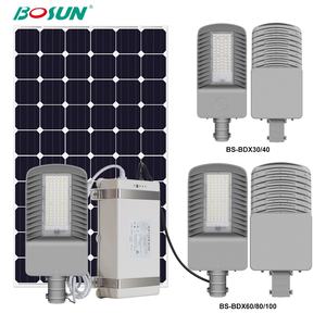 BOSUN, gran oferta, farolas LED divididas solares de 80W y 100W con controlador Ip65 MPPT, farola de aluminio para exteriores para áreas urbanas - Product Image 2