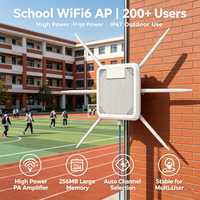 Routeur/répéteur/AP Wi-Fi 6 extérieur JP Smartech Ax3000, 5G longue portée, extension Wi-Fi Mesh extérieure avec PoE, IP67 résistant aux intempéries