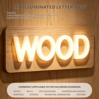 Enseignes lumineuses 3D LED sur mesure, lettres en relief éclairées pour les commerces de détail, les centres commerciaux et les tours de bureaux