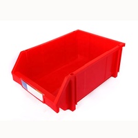 Bac de rangement multifonction industriel Topeasy en PP, capacité 20L, empilable, recyclable, pour pièces détachées, entrepôt (personnalisable)