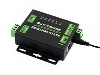 Convertisseur industriel RS232/RS485 vers Ethernet Waveshare RS232 485 TO ETH-SKU-15729