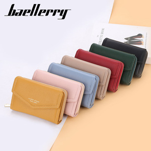 กระเป๋าสตางค์สั้นผู้หญิงแบรนด์ Baellerry สีส้มเหลือง กระเป๋าใส่เหรียญแบบมีซิป รุ่นคลาสซี่ แฟชั่นคลัทช์ ใช้ได้ทุกวัน - Product Image 4