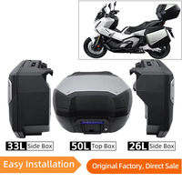 Accesorios para X-ADV 750, Juego de 3 Piezas, Caja Superior Rígida para Equipaje y Maletas Laterales, Instalación No Destructiva, Diseño Específico para Honda XADV750