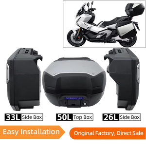 Accessoires X-ADV 750, ensemble de 3 pièces, coffre rigide et sacoches latérales, installation non destructive, ajustement dédié pour <span class=keywords><strong>Honda</strong></span> XADV750 - Product Image 2
