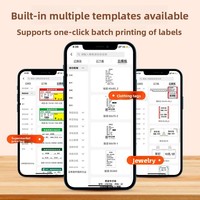 Untuk Printer Stiker & Label Thermal Mini M108 BT dengan Baterai 1200mAh Resolusi 203dpi - Tersedia