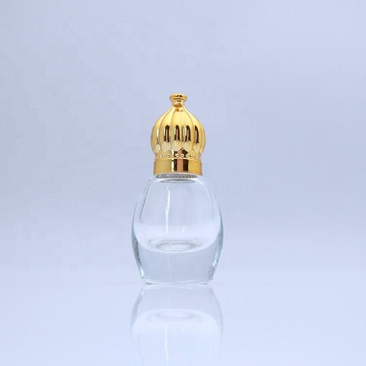 Low Price Mini Gold Transparent Crystal Arabian Oud Bottles Small