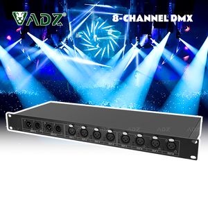 Adz 8-Port Amplifier nhãn hiệu loại cho tín hiệu kết nối giữa khác nhau Console và đèn sân khấu 8way cô lập tín hiệu Splitter - Product Image 4