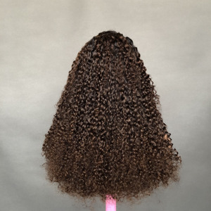Beliebte lange Afro-<span class=keywords><strong>Pixie</strong></span>-Perücke mit 13x4 Lace-Frontal zum Fabrikpreis aus unbehandeltem Echthaar, transparente Lace-Front-Perücke mit Zöpfen - Product Image 3