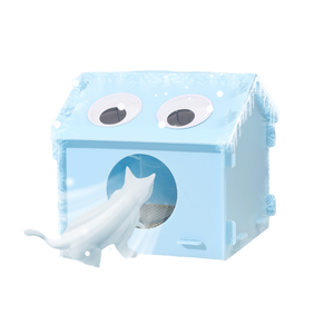 Artefacto de refrigeración para gatos y perros Casa de plástico Verano Mascota Nido de hielo Cama para perros - Product Image 3