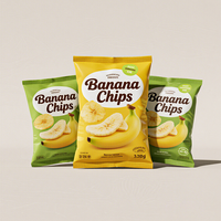 Emballage personnalisé pour en-cas, couverture pour sachet de pop-corn, sachet de chips, sachet de pop-corn, sachet de chips de pommes de terre, sachet de chips de banane