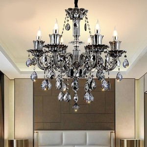 Decorazione personalizzata a forma di <span class=keywords><strong>candelabro</strong></span> in metallo cristallo lampada a sospensione per interni a Led moderna <span class=keywords><strong>lampadario</strong></span> di cristallo - Product Image 4