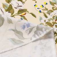 Tissu tricoté en soie de lait Spandex/Polyester, respirant, léger, style floral, extensible, pour housses de canapé et de chaise – Vente directe usine