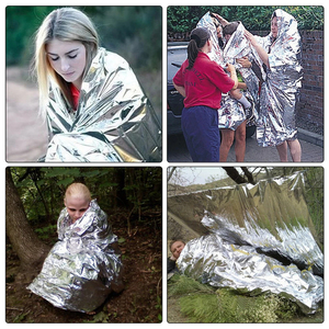 160*210 ซม. ผ้าห่มฉุกเฉินอุณหภูมิต่ำชุดปฐมพยาบาลผ้าห่มฉนวนกันความร้อนช่วยชีวิตฉนวนกันความร้อนที่อบอุ่น - Product Image 2