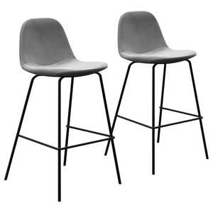 Tabouret <span class=keywords><strong>de</strong></span> <span class=keywords><strong>Bar</strong></span> en velours, mobilier <span class=keywords><strong>de</strong></span> cuisine, avec pieds en métal, Design Simple, moderne, nouveau, vente en gros, - Product Image 2