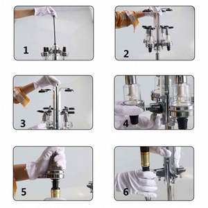 3 bottiglie appese vino bevande Dispenser Bar rotante verticale liquore erogatore Rack - Product Image 5