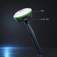 Récepteur GNSS RTK Alpha 936 canaux, précision Linux 8mm+1ppm, inclinaison IMU 0-70°, étanche IP67, équipement de topographie 400Hz 4G ESIM