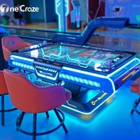 Table de billard numérique pour aire de jeux intérieure Machine d'arcade électronique AR Table de billard numérique interactive Table de billard intelligente