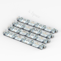 Poussoirs de Mahjong en acrylique multicolore de 18.5 pouces Ensemble de poussoirs de carreaux de Mahjong américain Ensemble de poussoirs de supports de carreaux tout-en-un Mah Jongg