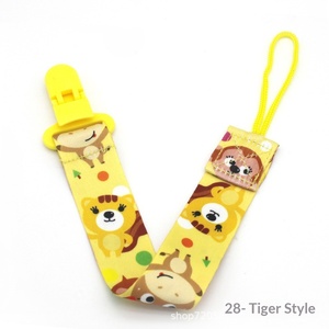 Chaîne de <span class=keywords><strong>sucette</strong></span> en matériau PC pour bébé, sangle anti-chute avec motif uni - Product Image 5