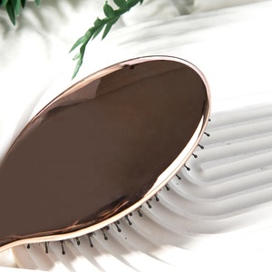 Cepillo de Masaje para Cabello Rizado para Mujer, con Punta de Bola de Nailon con Acabado Pulido Gloway, Cepillo de Cerdas de Jabalí de Lujo con Cojín de Aire, Dorado, para Cabello Seco - Product Image 4