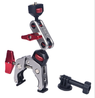 CAME-TV Super Clamp et 360 °   Kit de bras magique réglable pour appareil photo avec double rotule et support GoPro
