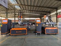 1325 1530 Changement d'outil automatique CNC Router Machine ATC pour les caractéristiques de coupe de contreplaqué de bois Richauto Mach3 Syntec NC Studio Control