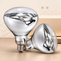 Lampe chauffante de salle de bain en verre anti-explosion 275W 220V, ampoule chauffante infrarouge à culot E27 pour salle de douche