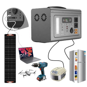 Best Price <strong>Outdoor</strong> Portable <strong>Solar</strong> Charger 500w 1000w 1500w Powerbank <strong>Solar</strong> Power Bank With Led <strong>Lights</strong> - Product Image 1