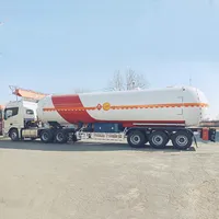 Flüssigkeit 58 m3 Gas Propan Transport Tank Truck Road Tanker Sattel auflieger Für Lpg